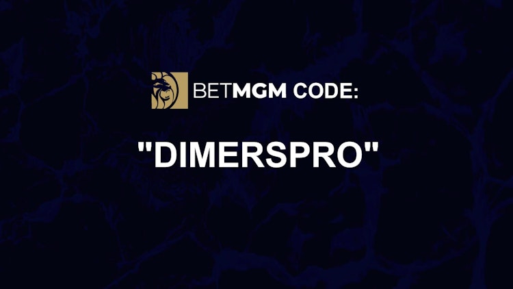 The BetMGM bonus code "DIMERSPRO" unlocks 3-month trial.