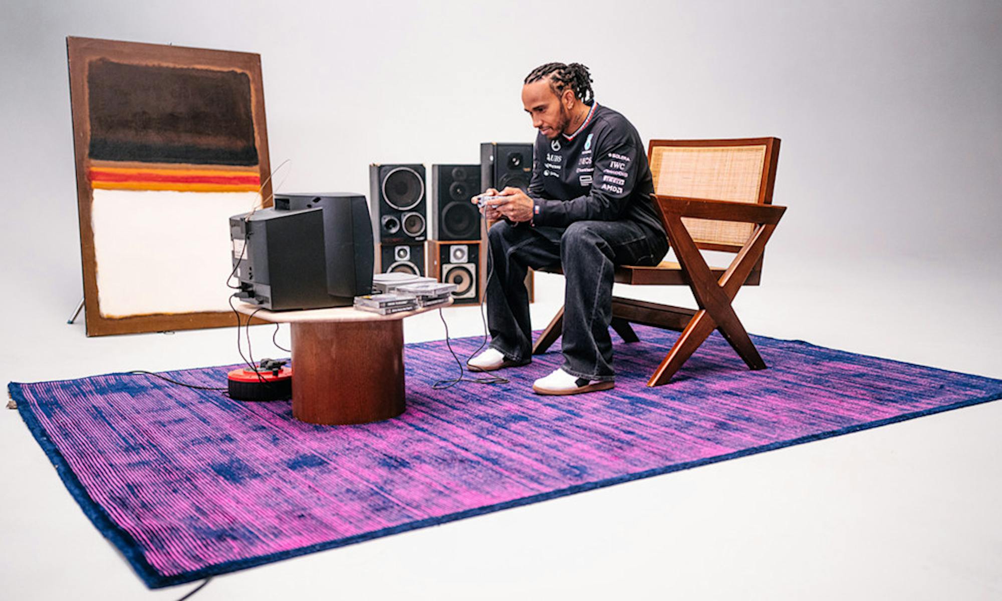 WATCH: Lewis Hamilton Plays Retro Video Games from His Childhood
