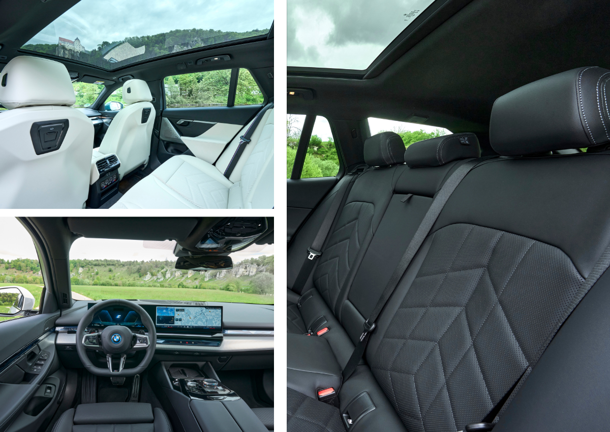 Das Interior des BMW i5 Touring