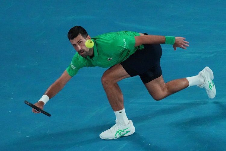 Australian Open 2026 tennis parlay on Day 5 featuring Novak Djokovic.