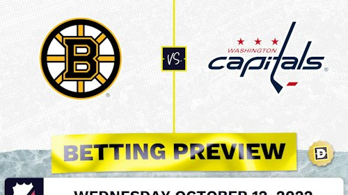 Bruins vs. Capitals Prediction and Odds - Oct 12, 2022