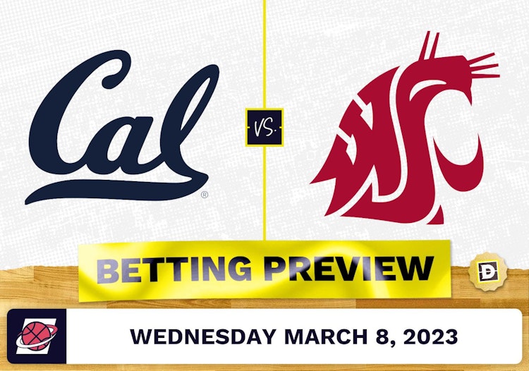 California vs. Washington State CBB Prediction and Odds - Mar 8, 2023