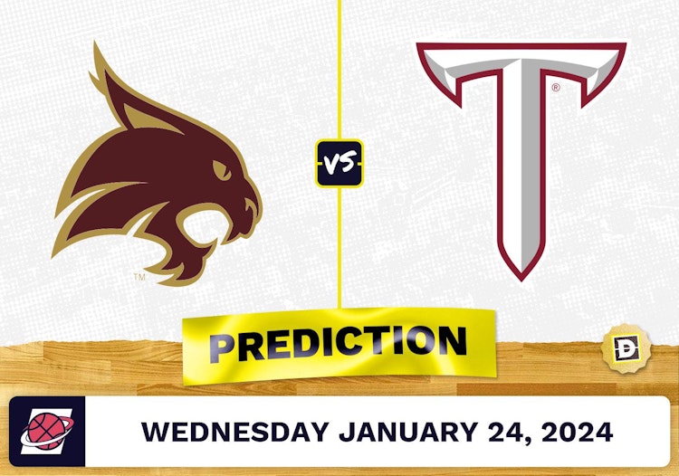 Texas State vs. Troy Prediction, Odds, College Basketball Picks [1/24/2024]