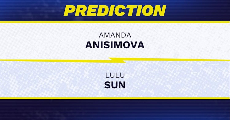Amanda Anisimova vs Lulu Sun Tennis Prediction.