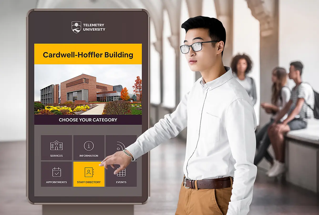 University Interactive Digital Kiosks