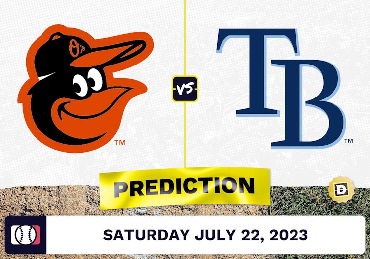 Orioles vs. Rays Prediction for MLB Saturday [7/22/2023]