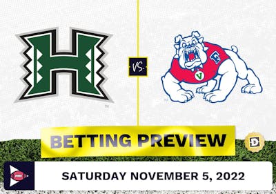 Hawaii vs. Fresno State CFB Prediction and Odds - Nov 5, 2022