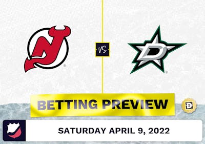 Devils vs. Stars Prediction and Odds - Apr 9, 2022