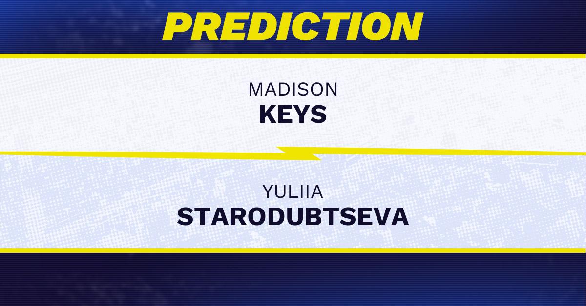 Madison Keys vs. Yuliia Starodubtseva prediction, odds, picks for WTA Charleston Open 2026