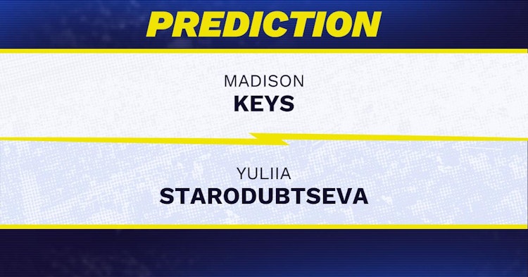 Madison Keys vs Yuliia Starodubtseva Tennis Prediction.