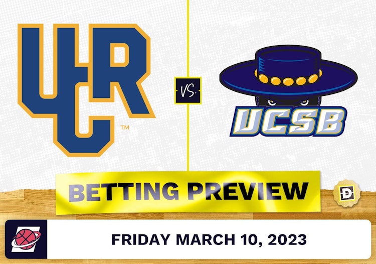 UC Riverside vs. UC Santa Barbara CBB Prediction and Odds - Mar 10, 2023