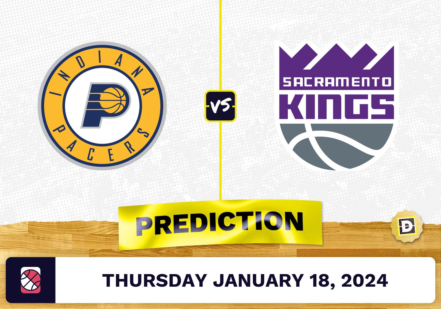 Indiana Pacers Vs. Sacramento Kings Prediction, Odds, NBA Picks [1/18/2024]