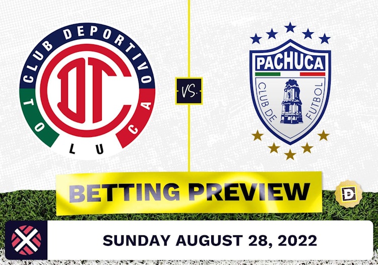 Toluca vs. Pachuca Prediction and Odds - Aug 28, 2022