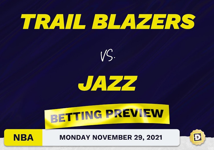 Trail Blazers vs. Jazz Predictions and Odds - Nov 29, 2021