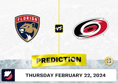 Florida Panthers vs. Carolina Hurricanes Prediction, Odds, NHL Picks [2/22/2024]