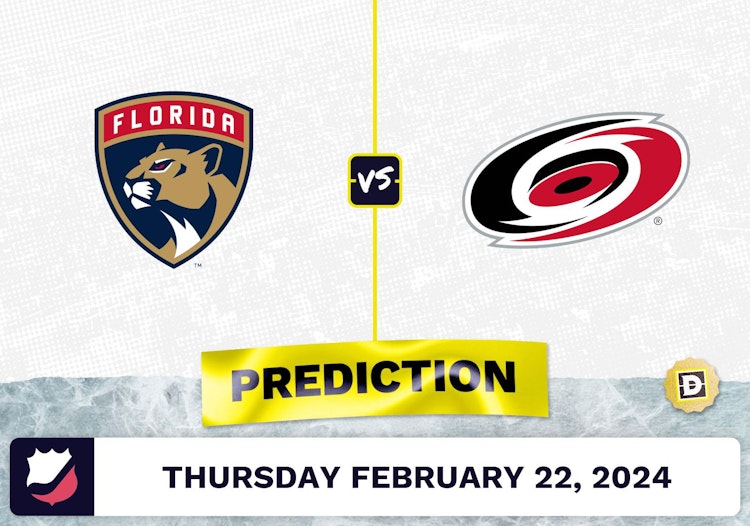 Florida Panthers vs. Carolina Hurricanes Prediction, Odds, NHL Picks [2/22/2024]
