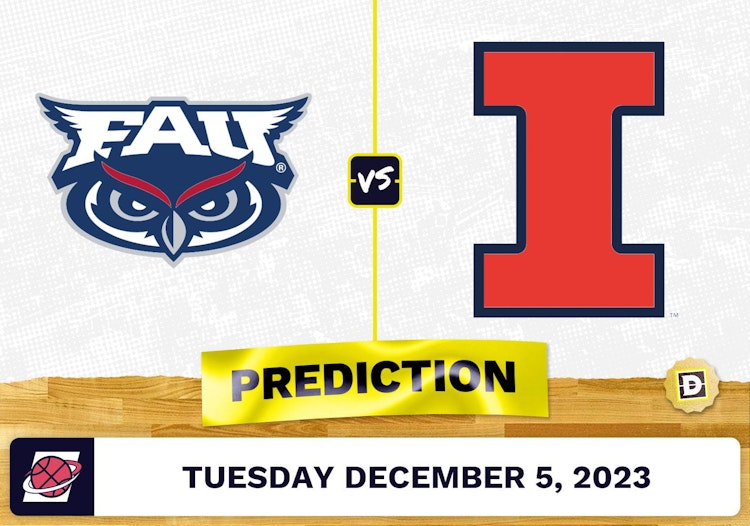 Florida Atlantic vs. Illinois Basketball Prediction - December 5, 2023