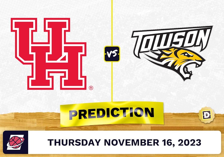 Houston vs. Towson Basketball Prediction - November 16, 2023