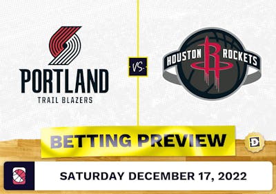 Trail Blazers vs. Rockets Prediction and Odds - Dec 17, 2022