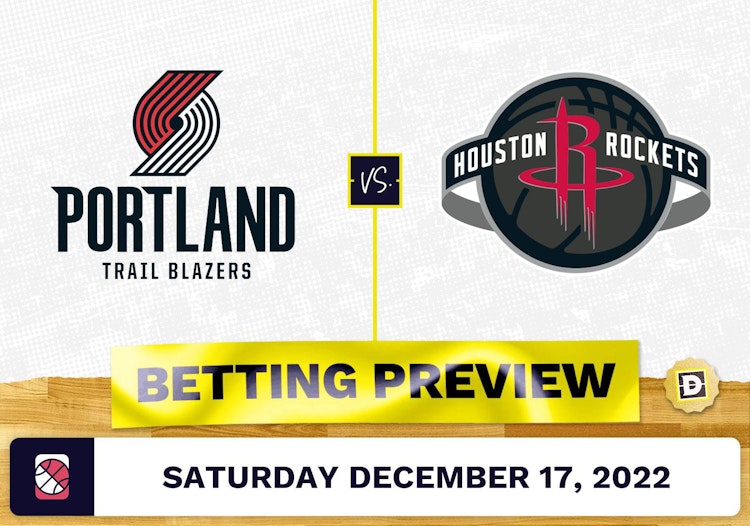 Trail Blazers vs. Rockets Prediction and Odds - Dec 17, 2022