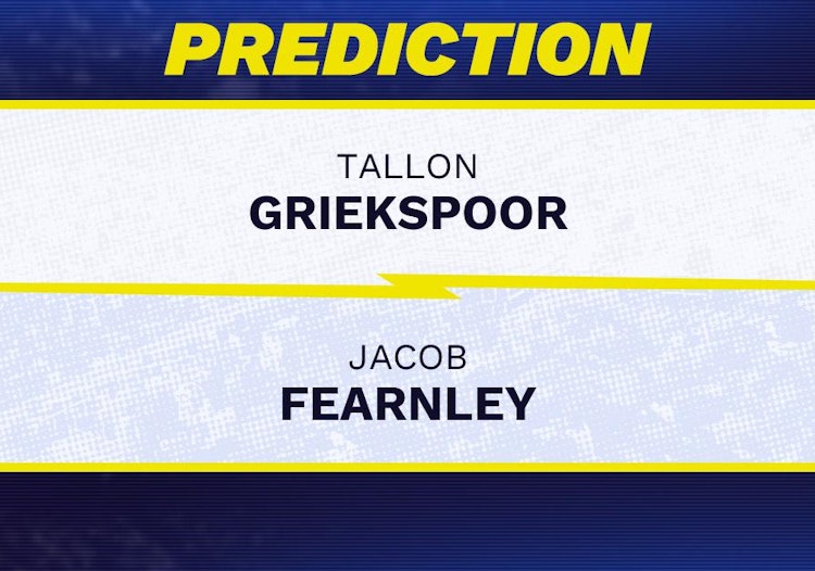 Tallon Griekspoor vs Jacob Fearnley Tennis Prediction.