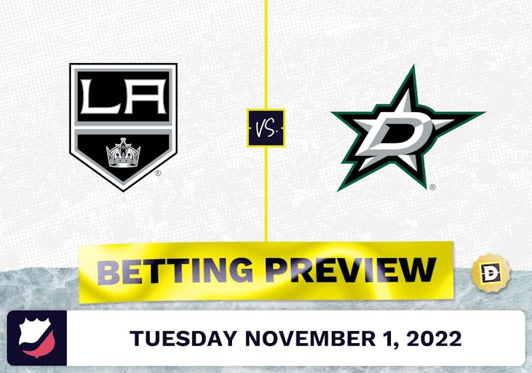 Kings vs. Stars Prediction and Odds - Nov 1, 2022