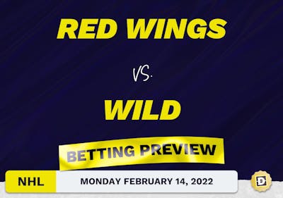 Red Wings vs. Wild Predictions and Odds - Feb 14, 2022
