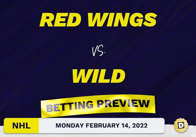 Red Wings vs. Wild Predictions and Odds - Feb 14, 2022