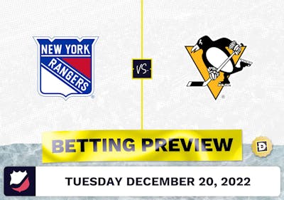 Rangers vs. Penguins Prediction and Odds - Dec 20, 2022