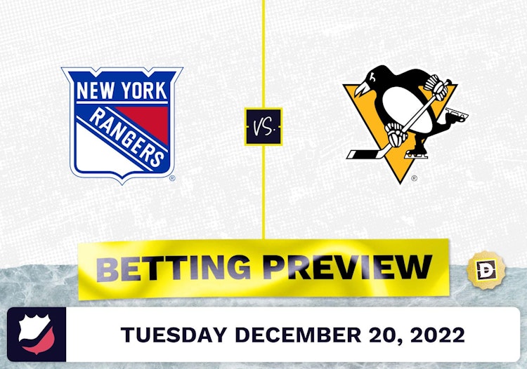 Rangers vs. Penguins Prediction and Odds - Dec 20, 2022