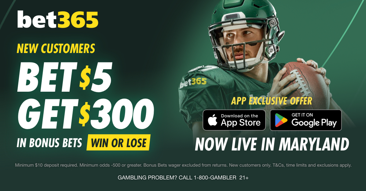 Maryland, Bet365, Bonus Code