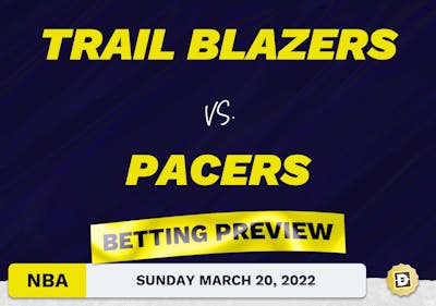 Trail Blazers vs. Pacers Predictions and Odds - Mar 20, 2022