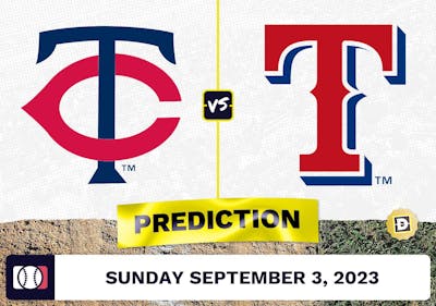 Twins vs. Rangers Prediction for MLB Sunday [9/3/2023]