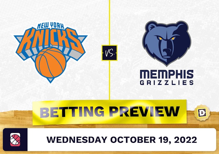 Knicks vs. Grizzlies Prediction and Odds - Oct 19, 2022