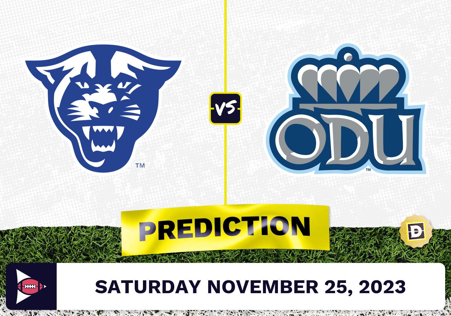 Georgia State Vs. Old Dominion CFB Prediction And Odds - November 25, 2023