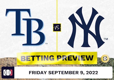 Rays vs. Yankees Prediction and Odds - Sep 9, 2022