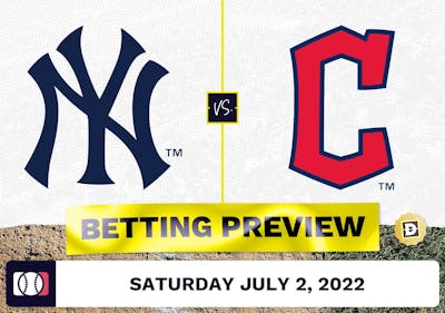 Yankees vs. Guardians Prediction and Odds - Jul 2, 2022