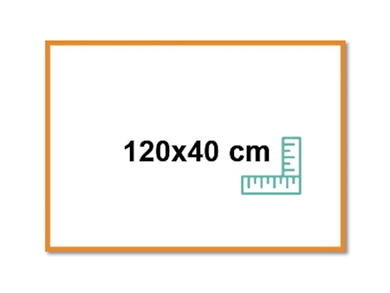 Panneau rigide 120x40 cm communication visuelle