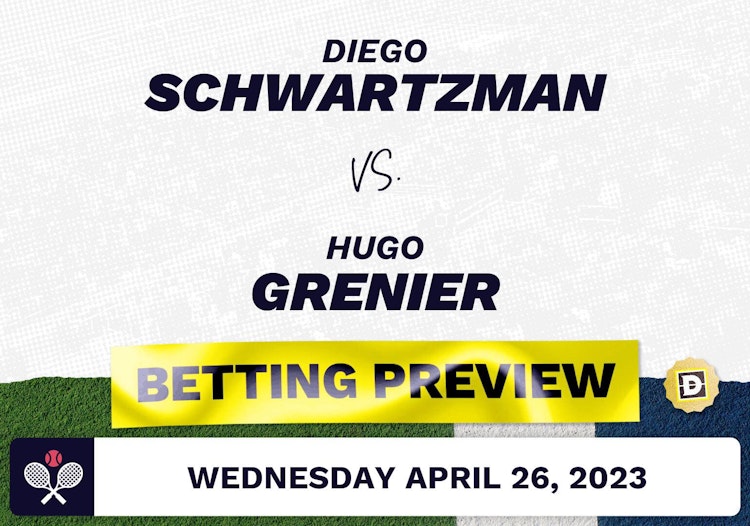 Diego Schwartzman vs. Hugo Grenier Predictions - Apr 26, 2023