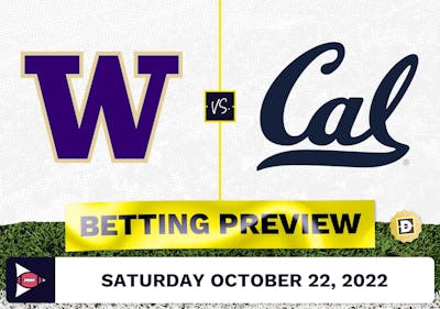 Washington vs. California CFB Prediction and Odds - Oct 22, 2022