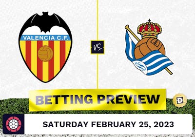 Valencia vs. Real Sociedad Prediction and Odds - Feb 25, 2023