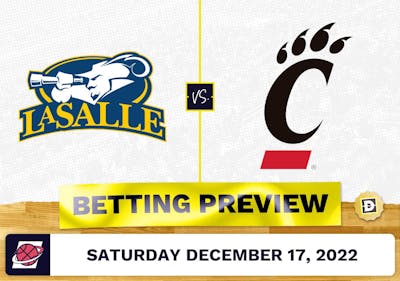La Salle vs. Cincinnati CBB Prediction and Odds - Dec 17, 2022