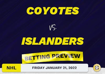 Coyotes vs. Islanders Predictions and Odds - Jan 21, 2022
