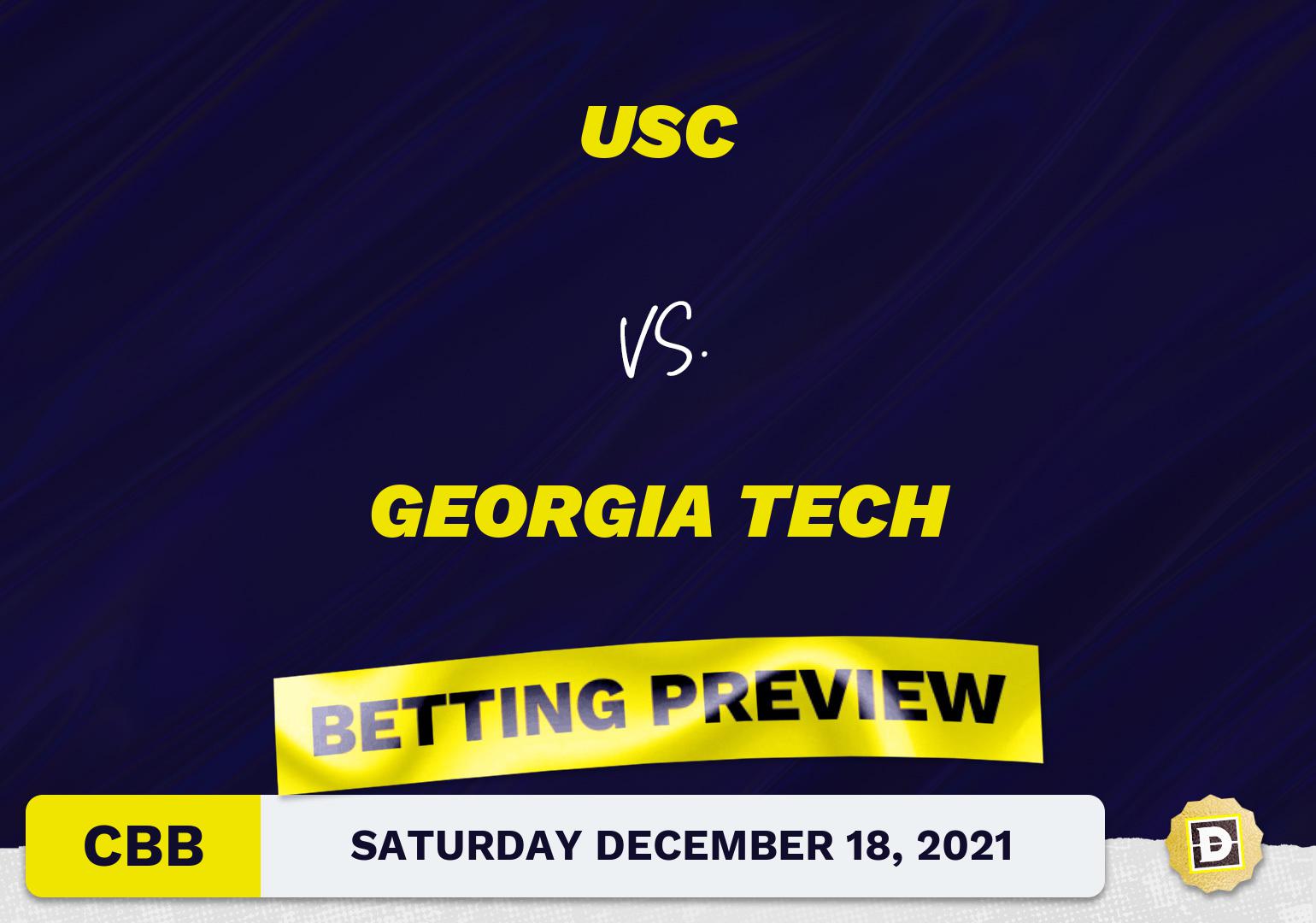 USC vs. Georgia Tech CBB Predictions and Odds - Dec 18, 2021