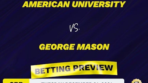 American University vs. George Mason CBB Predictions and Odds - Dec 21, 2021