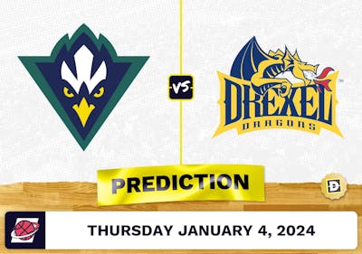 North Carolina-Wilmington vs. Drexel Prediction, Odds, College Basketball Picks  [1/4/2024]