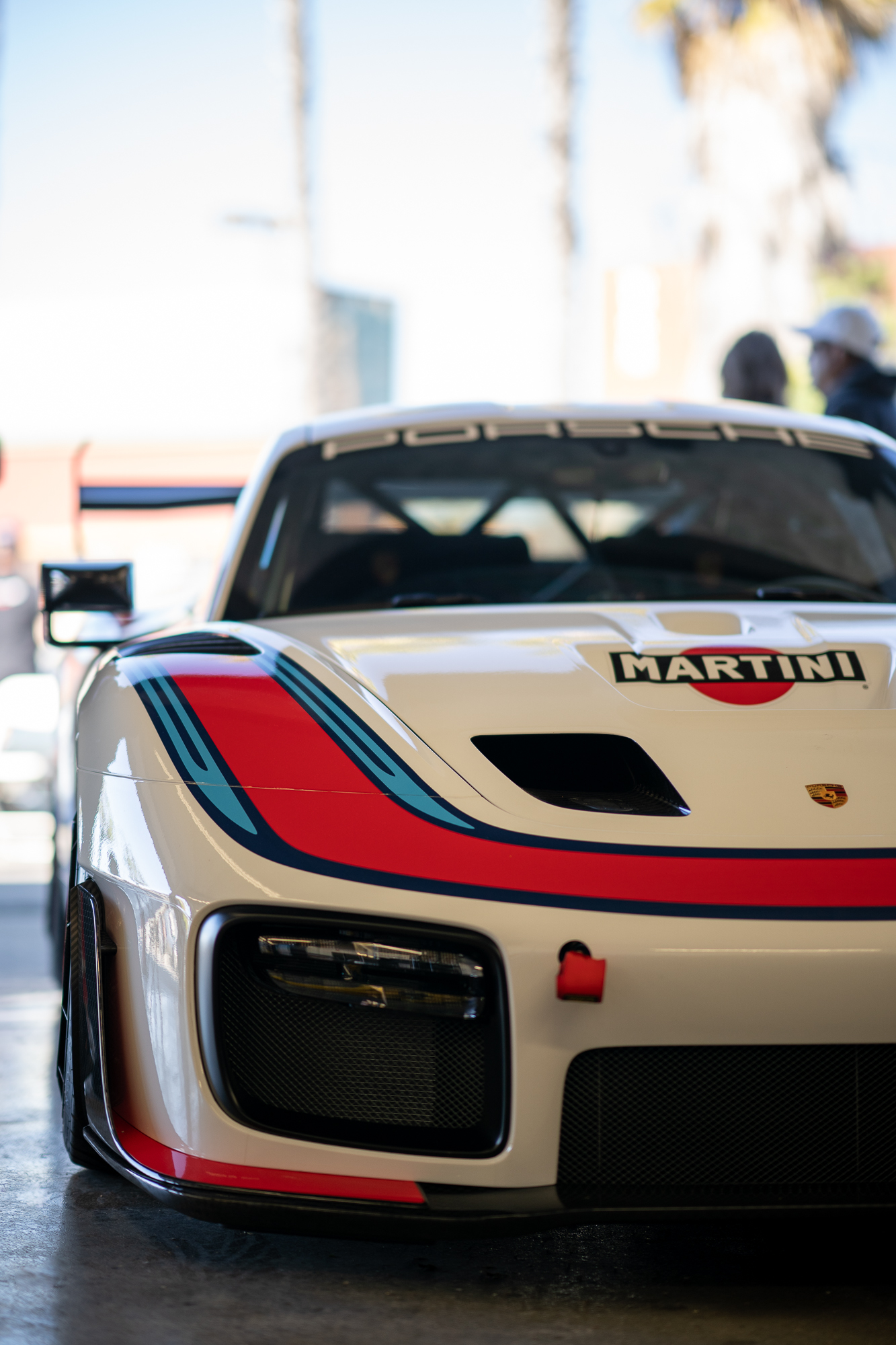 Frontend view on a Porsche 935