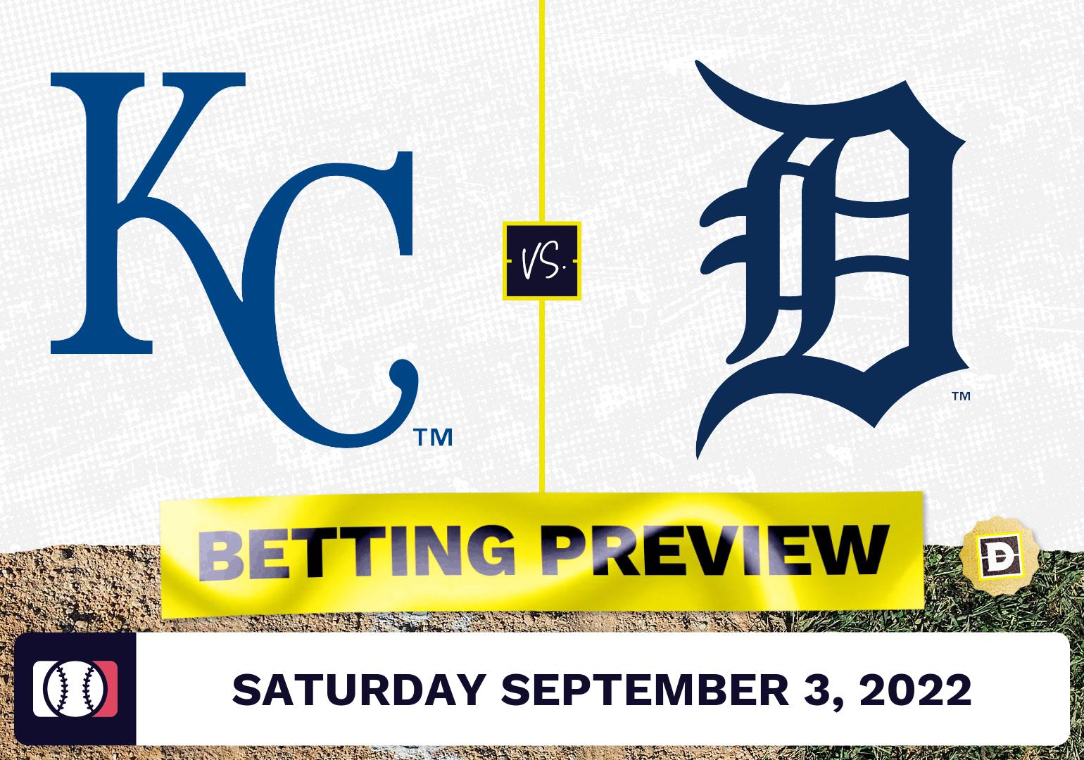 Royals vs. Tigers Prediction and Odds - Sep 3, 2022