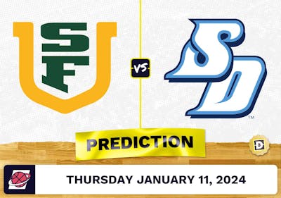 San Francisco vs. San Diego Prediction, Odds, College Basketball Picks  [1/11/2024]