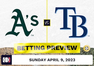 Athletics vs. Rays Prediction and Odds - Apr 9, 2023